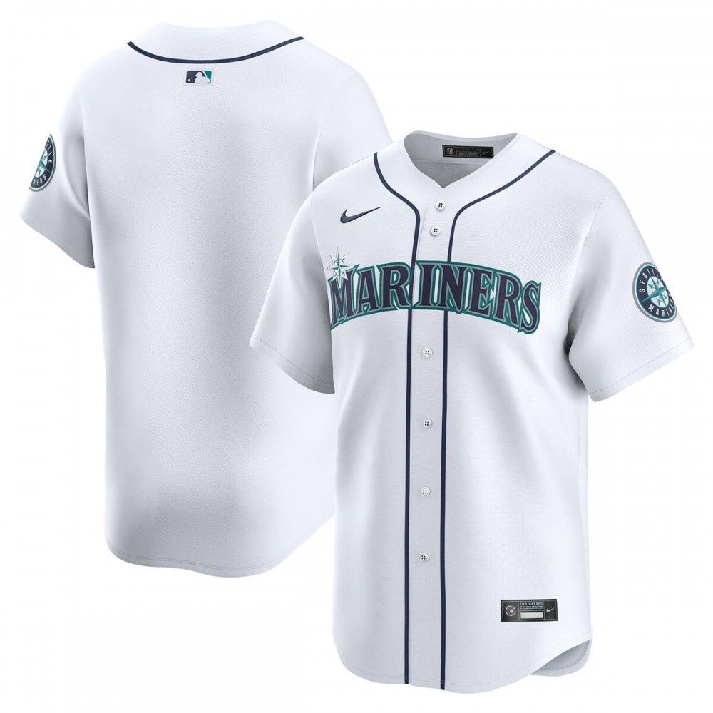 Seattle Mariners Home Limited Jersey - White-Pro Kit Vault | Brand New 26/27 Sports Jerseys